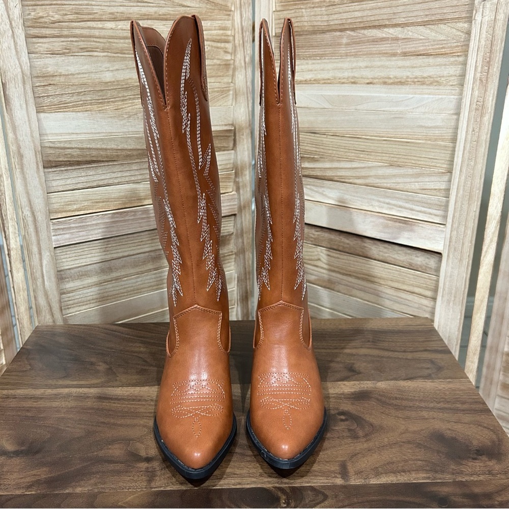 WOMEN'S WESTERN COWBOY BOOTS (COWBOY-S) - Picture 3 of 5